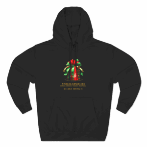 XMAS IS CANCELLED — a bold Pan-African statement hoodie for conscious shoppers.