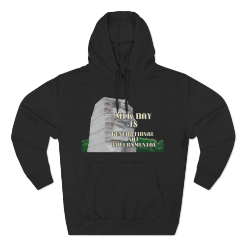 MLK Premium Limited Edition Three-Panel Fleece Hoodie