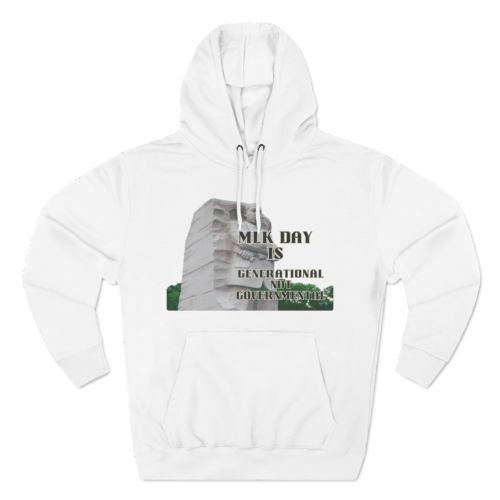 MLK Premium Limited Edition Three-Panel Fleece Hoodie