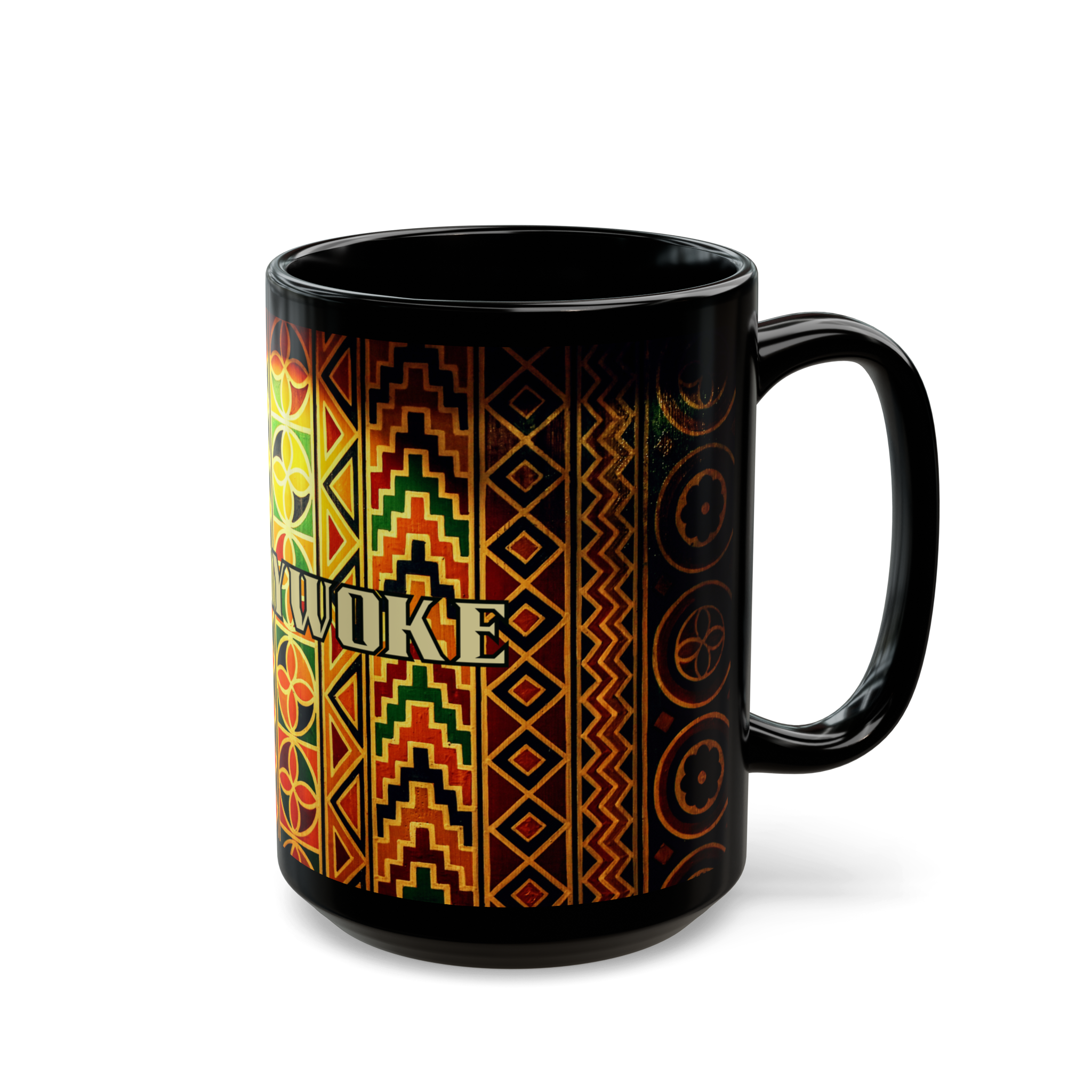 STAY WOKE Premium 15oz # Black Mug STAY WOKE Premium 15oz # Black Mug
