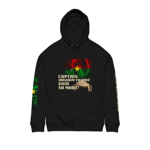 Captain Ibrahim Traoré Premium Unisex Organic Hoodie