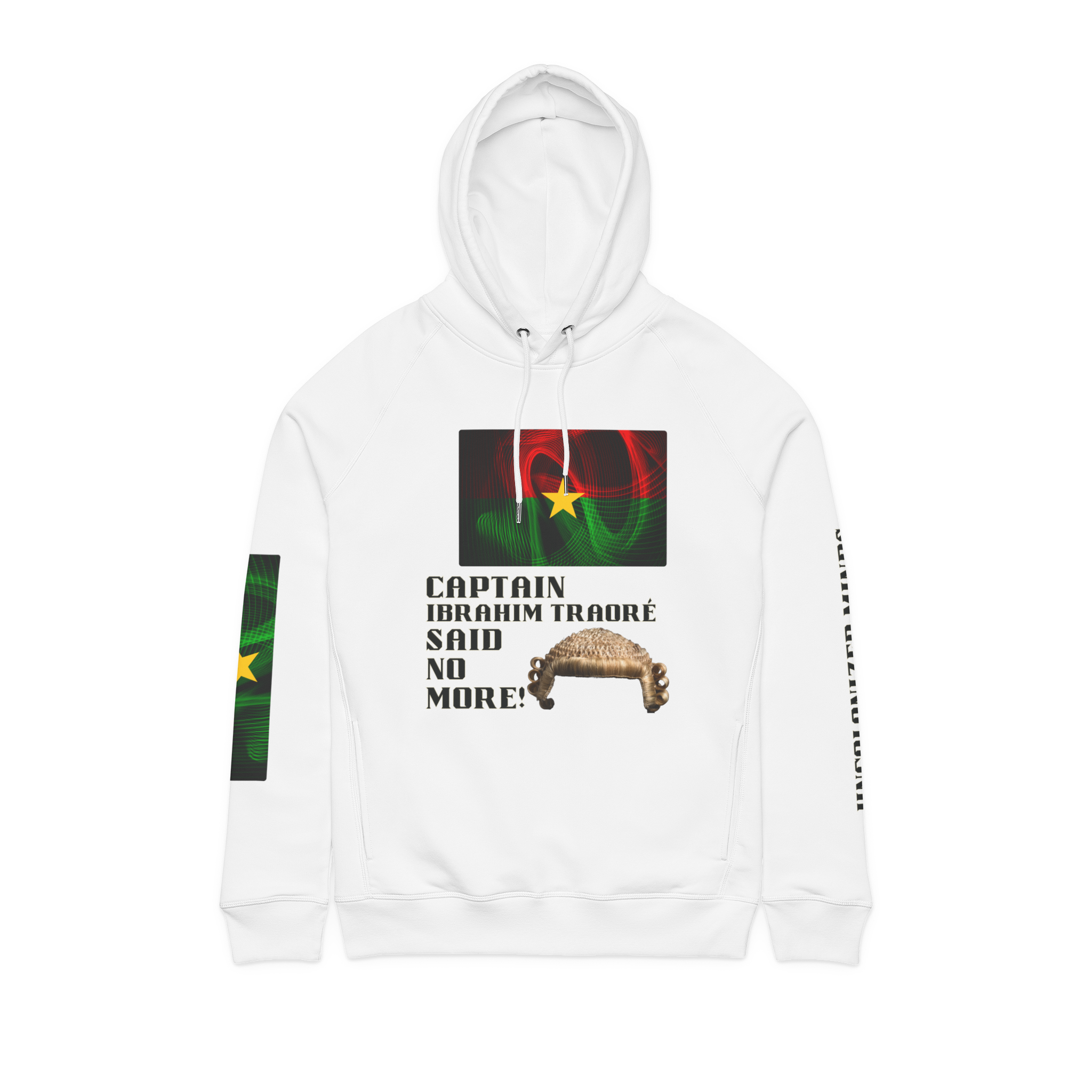 Captain Ibrahim Traoré Premium Unisex Organic Hoodie