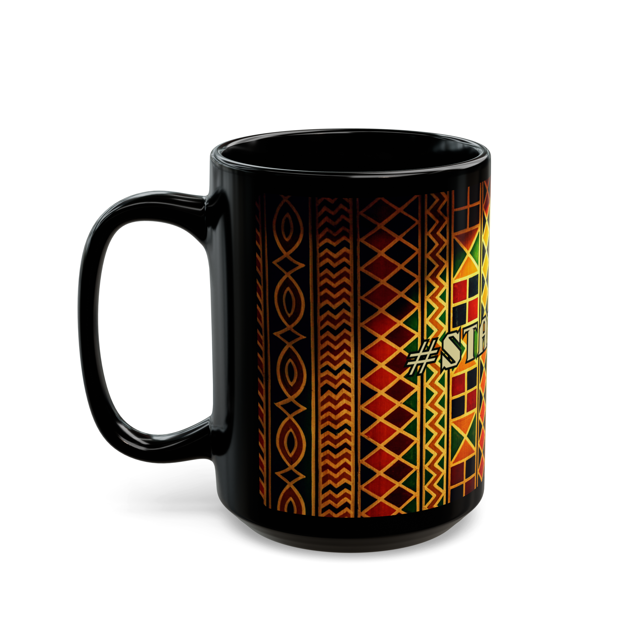 STAY WOKE Premium 15oz # Black Mug STAY WOKE Premium 15oz # Black Mug