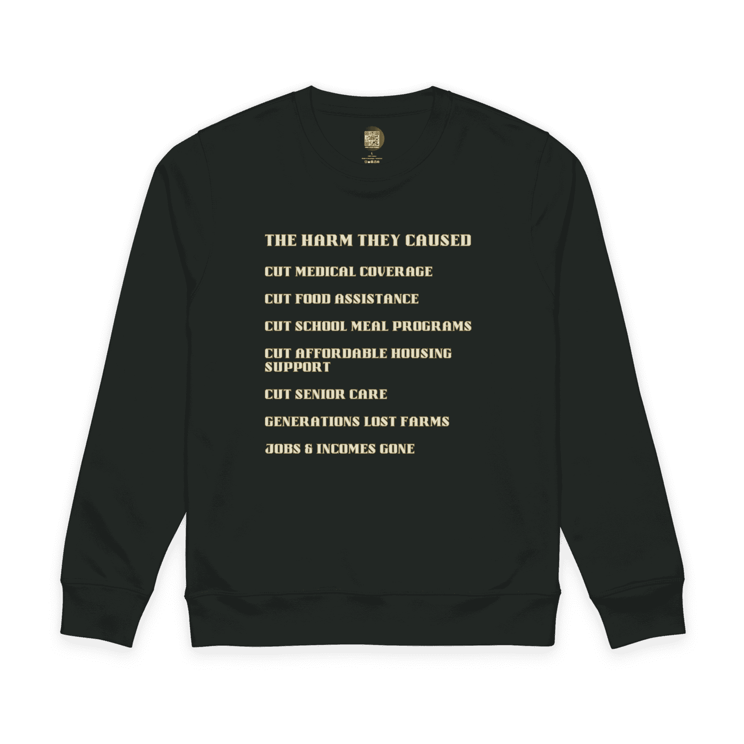 The Harm They Caused Premium Unisex Mid-Weight Crew