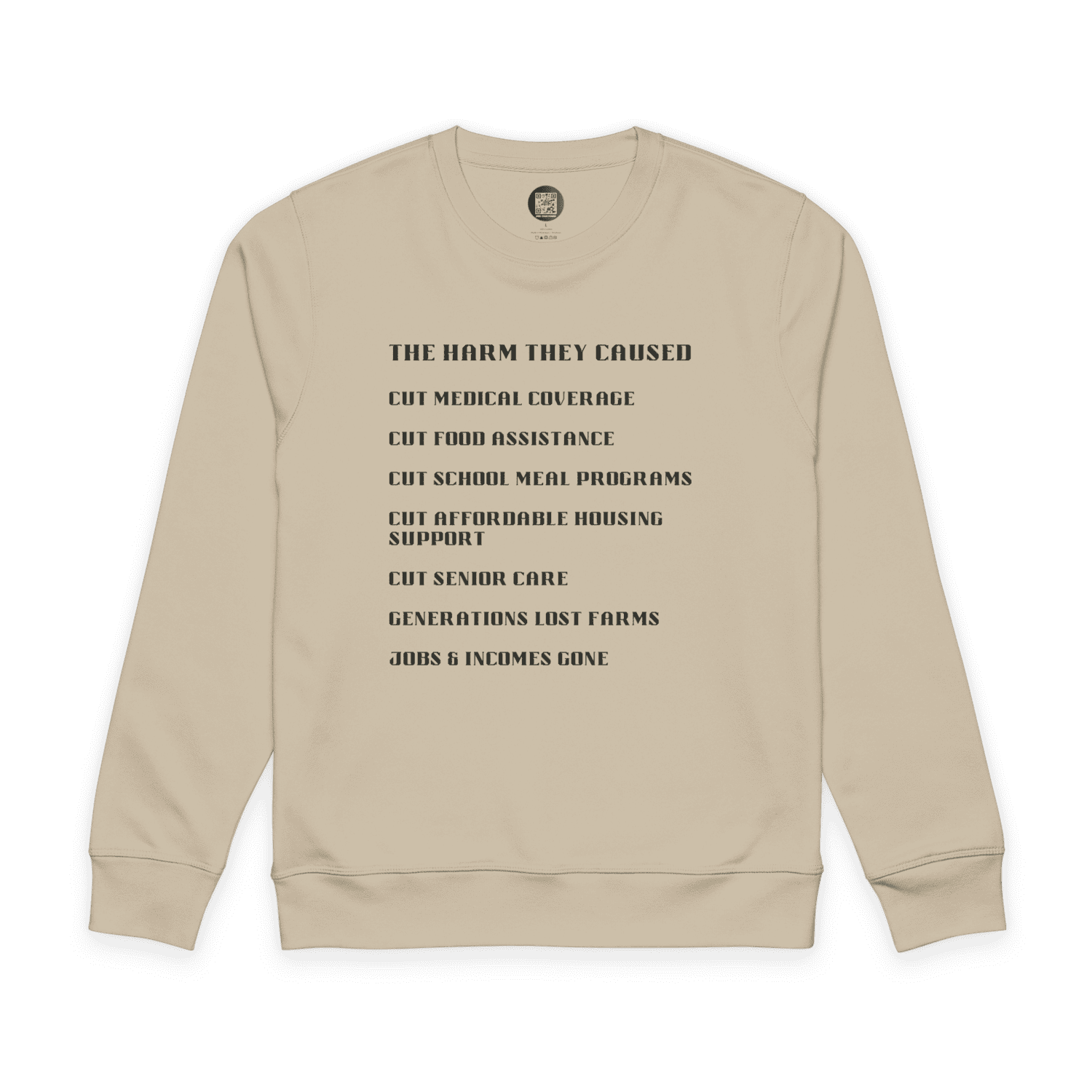 The Harm They Caused Premium Unisex Mid-Weight Crew