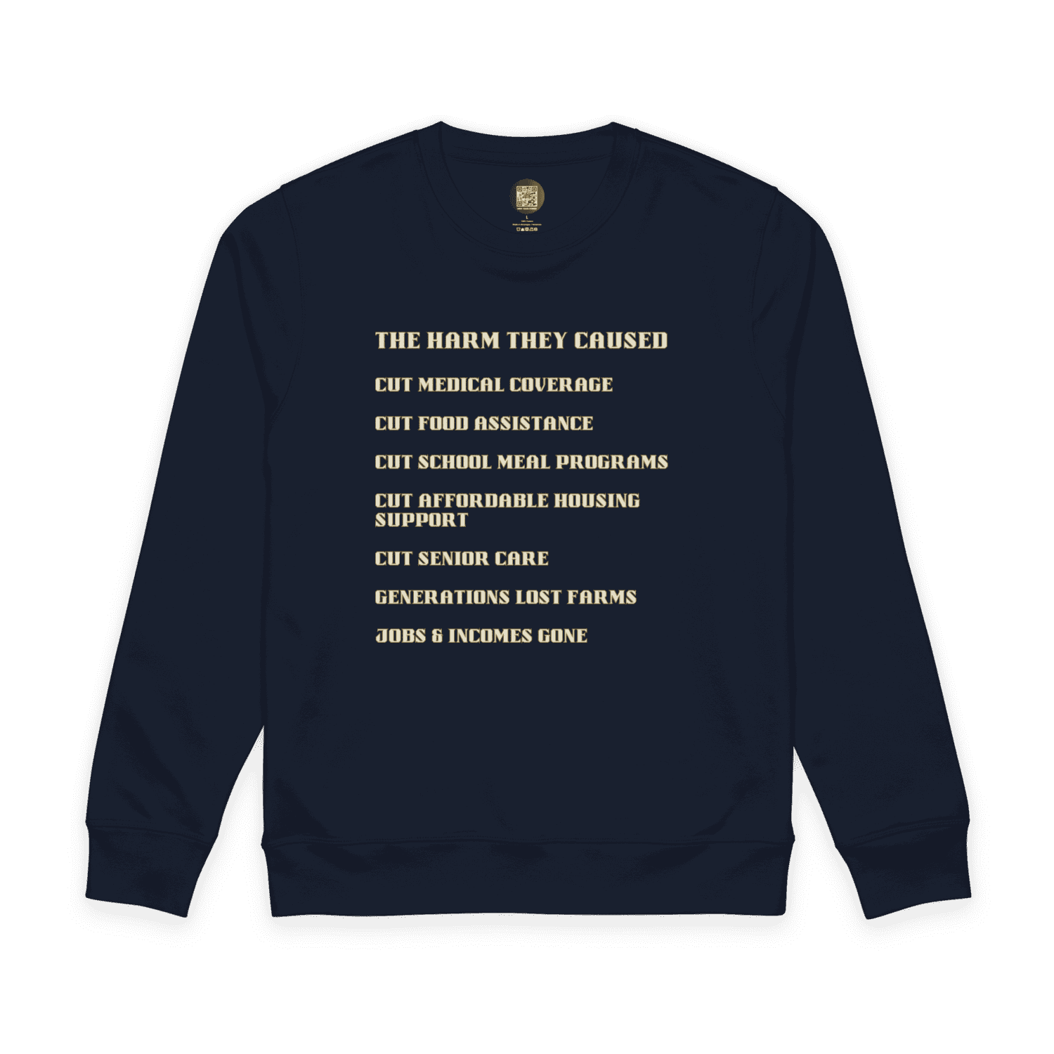 The Harm They Caused Premium Unisex Mid-Weight Crew
