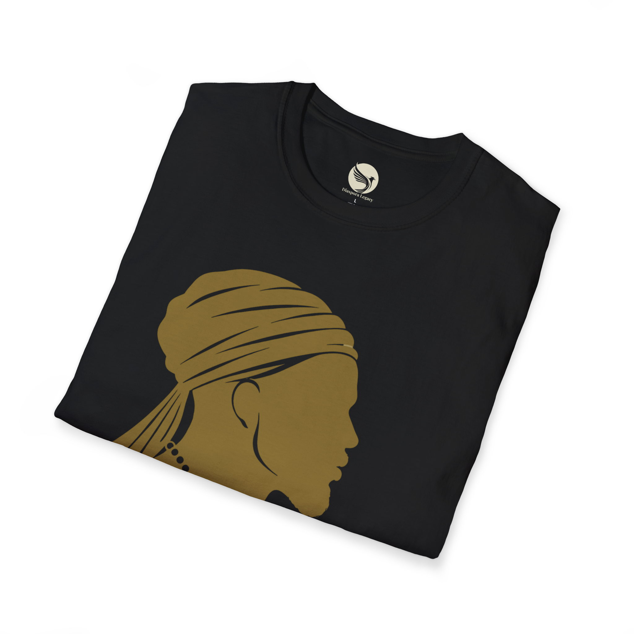 I Am My Ancestor | Black Folded View I Am My Ancestor Unisex Softstyle Movement M T-Shirt
