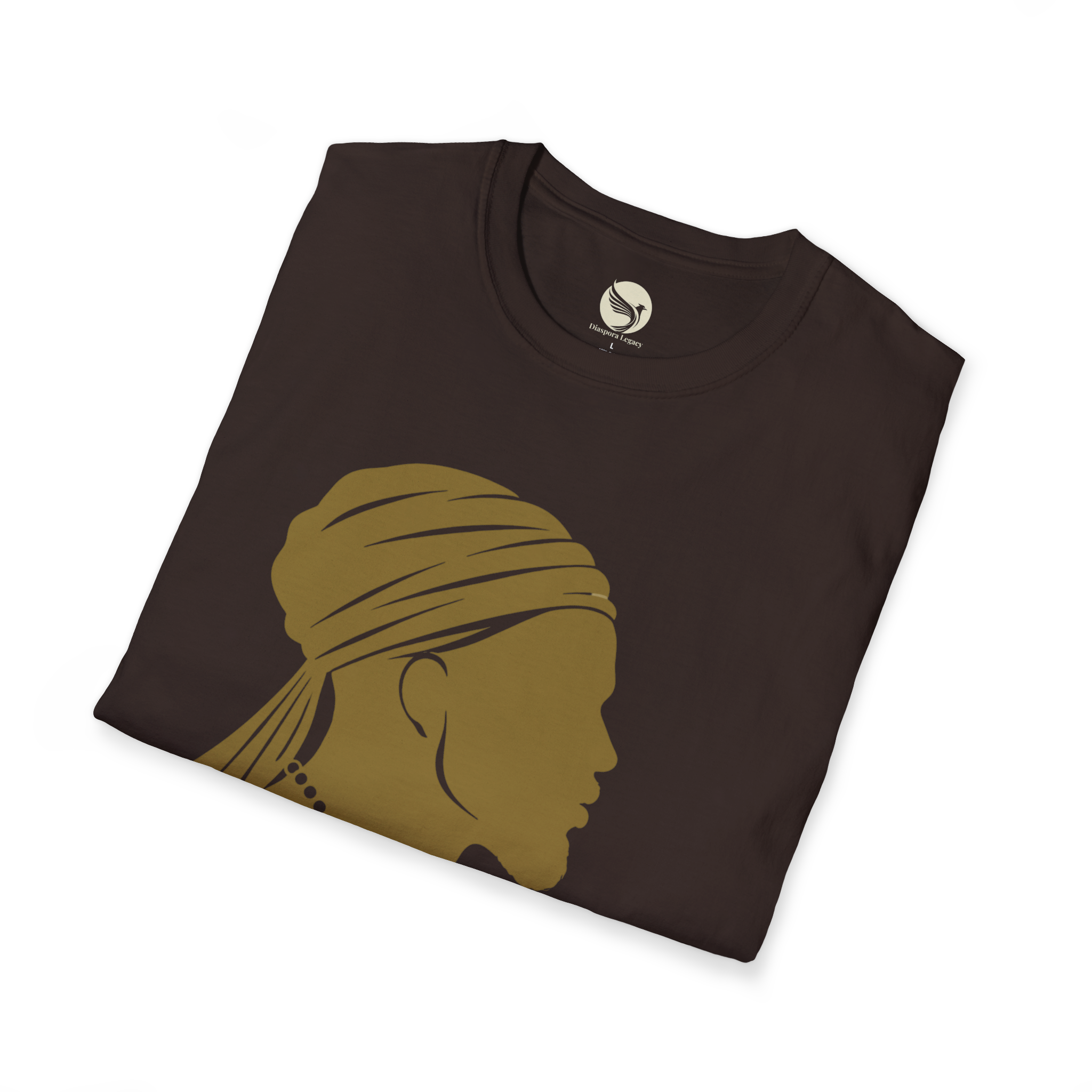 I Am My Ancestor | Dark Chocolate Folded View I Am My Ancestor Unisex Softstyle Movement M T-Shirt