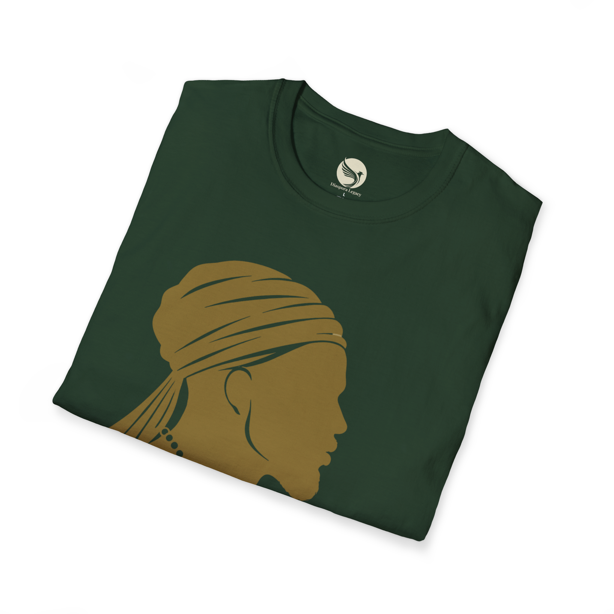 I Am My Ancestor Forest Green Folded View I Am My Ancestor Unisex Softstyle Movement M T-Shirt