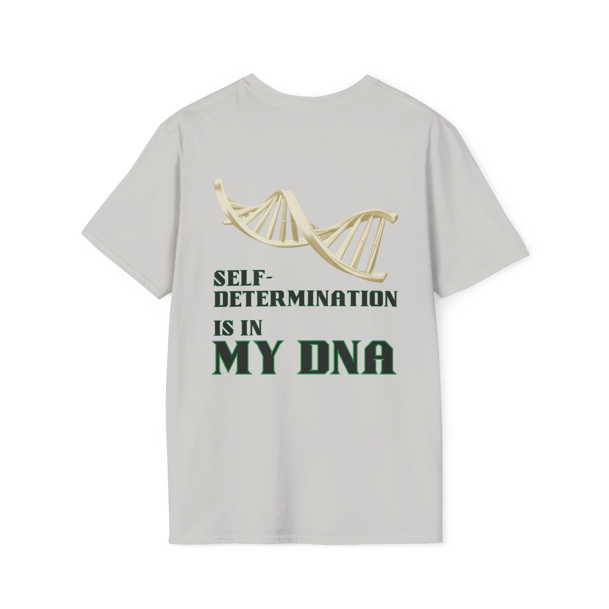 I Am My Ancestor | Ice Grey Back View I Am My Ancestor Unisex Softstyle Movement M T-Shirt