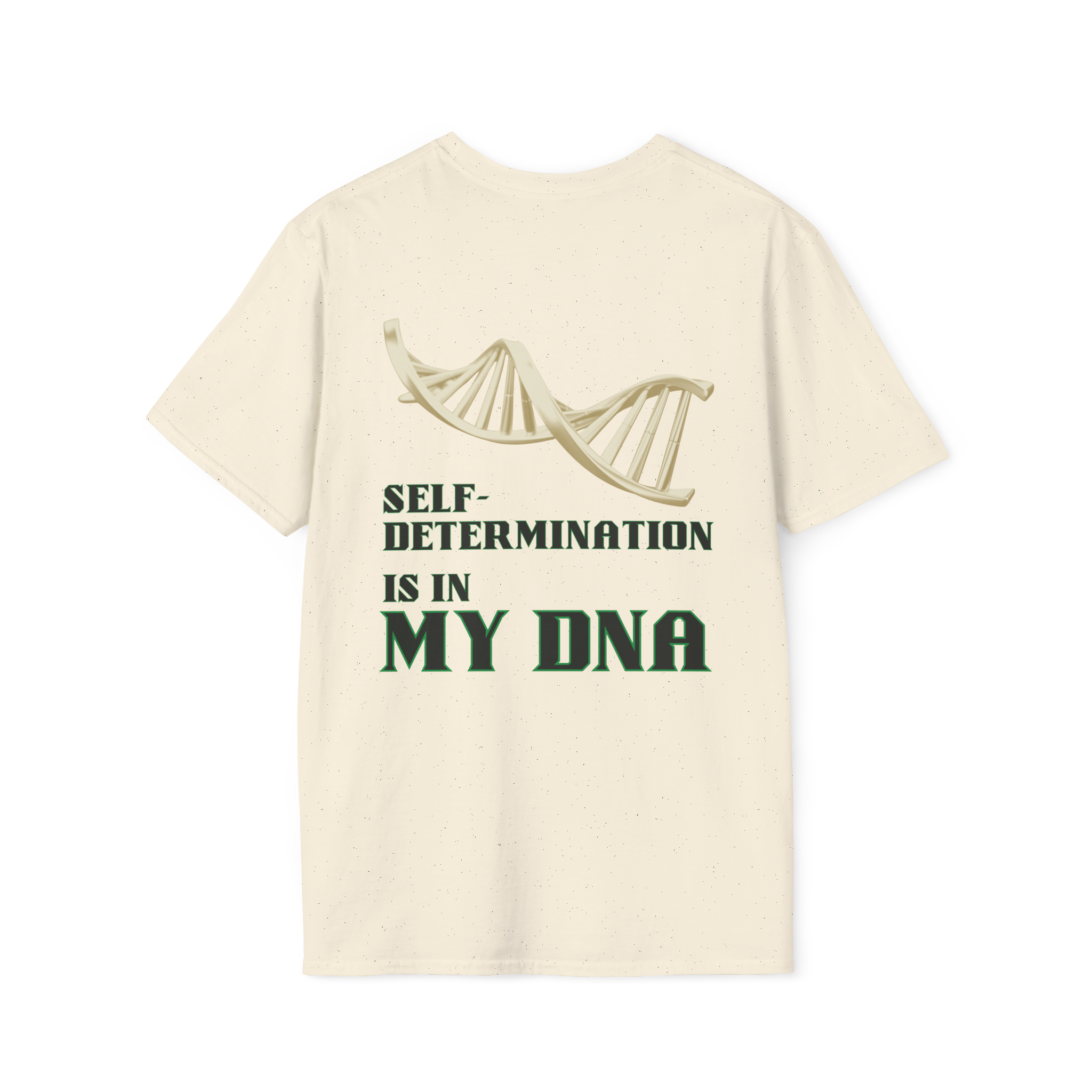 I Am My Ancestor | Natural Back View I Am My Ancestor Unisex Softstyle Movement M T-Shirt