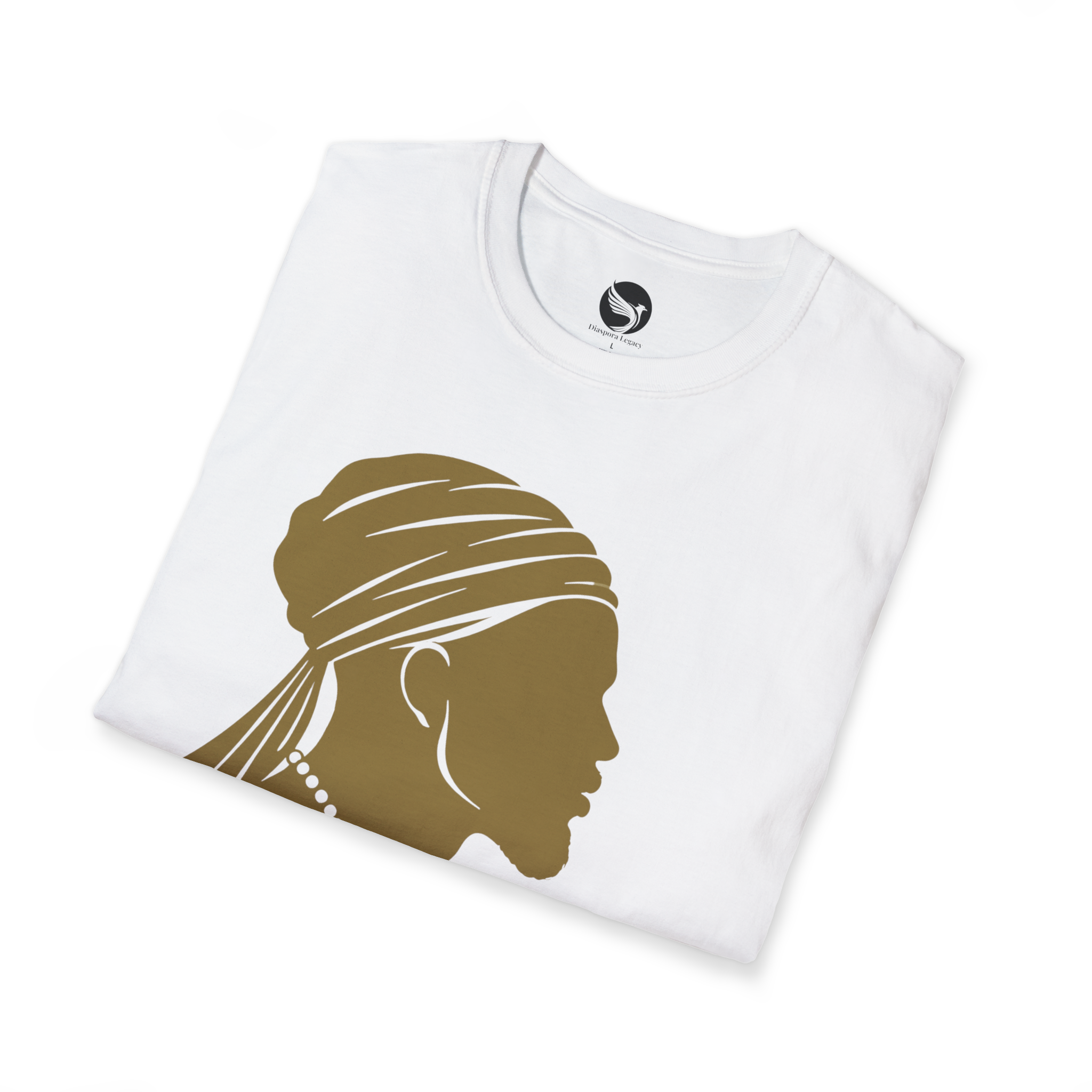 I Am My Ancestor | White Folded View I Am My Ancestor Unisex Softstyle Movement M T-Shirt